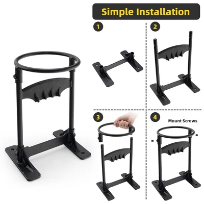 Tangkula Firewood Kindling Cracker Splitter Manual Steel Log Cutter Wedge Tool For Home 6 Tangkula Firewood Kindling Cracker Splitter Manual Steel Log Cutter Wedge Tool For Home - Image 6