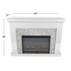 Glam Wood Electric Fireplace Clear - Olivia & May: Luxury Indoor Heater, No Assembly Required 32 Glam Wood Electric Fireplace Clear - Olivia & May: Luxury Indoor Heater, No Assembly Required -Lasko Sale Store GUEST 65aa2674 0f7f 4c7c 837f 98418c9e0358