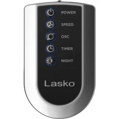 Lasko Space-Saving Tower Fan & Remote (Model T48314)
