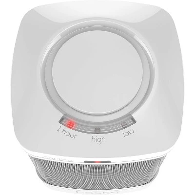 Lasko Portable Electric Ceramic Space Heater With ALCI Plug For Bathroom Use, 2 Heat Settings And Simple Heat Button, 8 Inches, White, 1500W, CD08200 2 Lasko Portable Electric Ceramic Space Heater With ALCI Plug For Bathroom Use, 2 Heat Settings And Simple Heat Button, 8 Inches, White, 1500W, CD08200 - Image 2