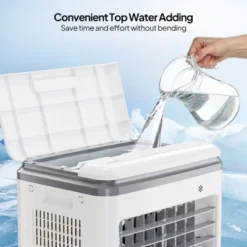 ROVSUN 1400CFM Evaporative Air Cooler, 5.2 Gal Portable Swamp Cooler With Auto Oscillating, Remote -Lasko Sale Store GUEST 76f9817b 4326 41d7 83a2 b676c1d0c29a