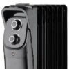Comfort Glow® EOF280 1,500-Watt-Max 7-Fin Oil-Filled Heater With Thermostat In Black