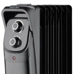 Comfort Glow® EOF280 1,500-Watt-Max 7-Fin Oil-Filled Heater With Thermostat In Black