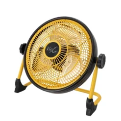 Vie Air 12 Inch Rechargeable Indoor/Outdoor Floor Fan (IPX4 Rated)