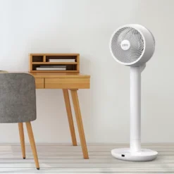 Pure Enrichment 2-in-1 Circulation Floor And Oscillating Table Fan White: 24 Speeds, Programmable Timer, Remote Control -Lasko Sale Store GUEST 7c63f830 460b 4109 ae17 f234a858f876