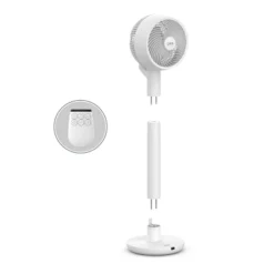 Pure Enrichment 2-in-1 Circulation Floor And Oscillating Table Fan White: 24 Speeds, Programmable Timer, Remote Control -Lasko Sale Store GUEST 7e391bdc 4919 4616 8486 0fd32af9f93c