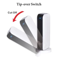 Optimus 17 In. Oscillating Tower Heater W/ Remote, Digital Temperature Readout & Setting