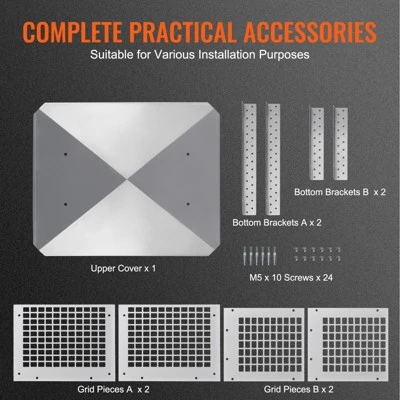 VEVOR Chimney Cap, 13 X 9 Inch, 304 Stainless Steel Fireplace Chimney Cover, Not Easily Toppled & Practical Accessories & Easy Installation, Silver 6 VEVOR Chimney Cap, 13 X 9 Inch, 304 Stainless Steel Fireplace Chimney Cover, Not Easily Toppled & Practical Accessories & Easy Installation, Silver - Image 6