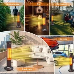 Outdoor Infrared Heaters For Patio, 1500W Portable Patio Heater, Electric 3 Heat Levels Patio Heater(500W/1000W/1500W), Remote Control & 24 Timer 11 Outdoor Infrared Heaters For Patio, 1500W Portable Patio Heater, Electric 3 Heat Levels Patio Heater(500W/1000W/1500W), Remote Control & 24 Timer -Lasko Sale Store GUEST 870ea9c3 c96b 4ddb b701 afe35d899435