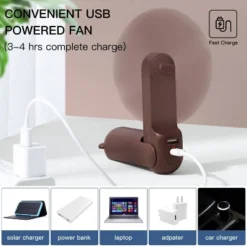 JISULIFE Handheld Mini Fan, 3-in-1 Hand Fan And Portable USB Rechargeable Pocket Fan -Lasko Sale Store GUEST 8e44a61f 9beb 45bf 9c4f 91d90ecaff83
