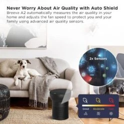 TCL Breeva A2 Smart Air Purifier And Humidifier, Up To 882 Sq Ft, 4-Stage True HEPA (H13) Filter, Removes 99.97% Of Dust, Bacteria, Odors, A215B Black -Lasko Sale Store GUEST 9270dacb a2d1 45b8 9693 8e7cae645f36