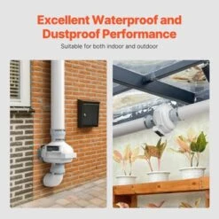 VEVOR 4 To 4.5 Inch Radon Fan Installation Kit, Quiet 260CFM Radon Mitigation Fan System Kit With 2 Couplers, Pressure Indicator, Silver -Lasko Sale Store GUEST 93ff7b27 c942 4f50 aa37 061ff6b4f45c