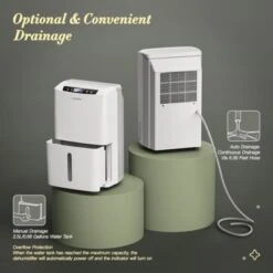 Waykar 34 Pint Dehumidifier For Home & Basements Up To 2000 Sq Ft