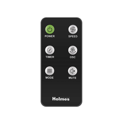 Holmes 45" Stack-N-Connect Digital Oscillating 4 Speed Tower Fan With Storage Bag Clear Read Display And Remote Control Black 11 Holmes 45" Stack-N-Connect Digital Oscillating 4 Speed Tower Fan With Storage Bag Clear Read Display And Remote Control Black - Image 11