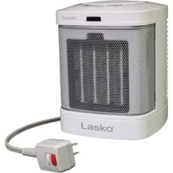 Lasko Portable Electric Ceramic Space Heater With ALCI Plug For Bathroom Use, 2 Heat Settings And Simple Heat Button, 8 Inches, White, 1500W, CD08200 6 Lasko Portable Electric Ceramic Space Heater With ALCI Plug For Bathroom Use, 2 Heat Settings And Simple Heat Button, 8 Inches, White, 1500W, CD08200 -Lasko Sale Store GUEST 99256aaf 4a79 4c37 b729 71dfd0c51860
