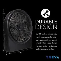 TREVA 10in Multipower Rechargable Fan -Lasko Sale Store GUEST 9b521bad 6e1b 4e56 aa2d f2dc7de37fba
