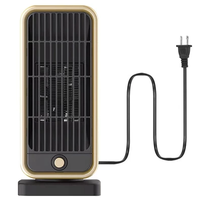 IMountek "500W Portable Electric Space Heater - PTC Ceramic Heating With Overheating & Tip-Over Protection, 3S Heat!" Black 2 IMountek "500W Portable Electric Space Heater - PTC Ceramic Heating With Overheating & Tip-Over Protection, 3S Heat!" Black - Image 2