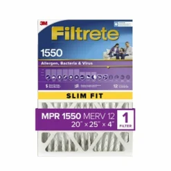 Filtrete 20" X 25" X 4" Slim Fit Allergen Bacteria And Virus Deep Pleat Air Filter 1550 MPR: MERV 12, Electrostatic, Furnace Filter 23 Filtrete 20" X 25" X 4" Slim Fit Allergen Bacteria And Virus Deep Pleat Air Filter 1550 MPR: MERV 12, Electrostatic, Furnace Filter -Lasko Sale Store GUEST 9eb2da0d a836 4e51 af2f fcb5ee1c0a8e