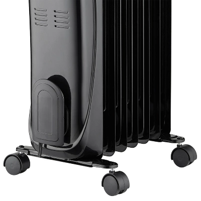Comfort Glow® EOF280 1,500-Watt-Max 7-Fin Oil-Filled Heater With Thermostat In Black 2 Comfort Glow® EOF280 1,500-Watt-Max 7-Fin Oil-Filled Heater With Thermostat In Black - Image 2