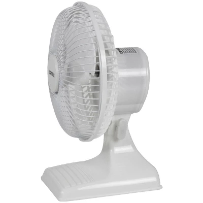 Optimus F-0645A 6-Inch 2-Speed Convertible Personal Clip-On/Table Fan, White 4 Optimus F-0645A 6-Inch 2-Speed Convertible Personal Clip-On/Table Fan, White - Image 4