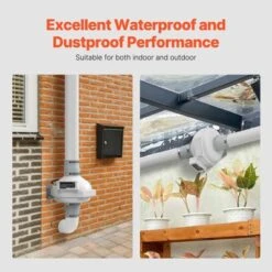 VEVOR 4 To 3.5 Inch Radon Fan Installation Kit, Quiet 260CFM Radon Mitigation Fan System Kit With 2 Couplers, Pressure Indicator, White -Lasko Sale Store GUEST a8c1ce72 3ad6 431a 88f2 fc95b4fb0a22