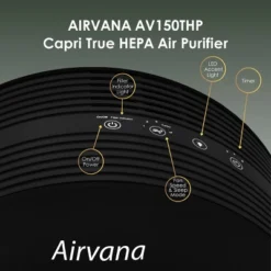 Airvana AV150AP True HEPA Tabletop Air Purifier, Sage