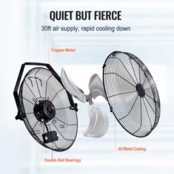 VEVOR Wall Mount Fan, 2 PCS 18 Inch Manual 360-Degree Tilt Adjustment, 3-speed High Velocity Max. 4000 CFM Industrial Wall Fan 11 VEVOR Wall Mount Fan, 2 PCS 18 Inch Manual 360-Degree Tilt Adjustment, 3-speed High Velocity Max. 4000 CFM Industrial Wall Fan -Lasko Sale Store GUEST a99fd2a8 582b 4aef b4d7 79eb9a87ce0b