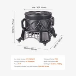 VEVOR Inflatable Tube Man Blower, 1 HP, Blower Fan For Wacky Waving Inflatable Tube Guy, PP Shell, IPX3 Waterproof, Black(No Inflatable) 13 VEVOR Inflatable Tube Man Blower, 1 HP, Blower Fan For Wacky Waving Inflatable Tube Guy, PP Shell, IPX3 Waterproof, Black(No Inflatable) -Lasko Sale Store GUEST aeb72d8c 4f2f 4b95 89c9 4fa4cd8dc893