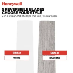 Honeywell Graceshire 52 Inch Indoor Modern Ceiling Fan With LED Light, Remote Control, 5 Blade Airflow Fixture, Adjustable Temp, White -Lasko Sale Store GUEST af7292c8 3fc1 4aab bb17 c542aff9de18