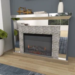 Glam Wood Electric Fireplace Clear - Olivia & May: Luxury Indoor Heater, No Assembly Required 35 Glam Wood Electric Fireplace Clear - Olivia & May: Luxury Indoor Heater, No Assembly Required -Lasko Sale Store GUEST b5109825 96fd 4574 be6a 2935c5325120