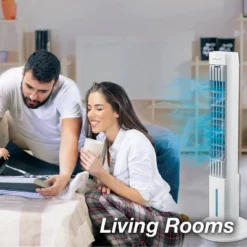 Arctic Air Tower +: Electric Portable Cooling Fan, Quiet Operation, 4 Speeds, Black, 103 CFM, No Assembly Required -Lasko Sale Store GUEST b9de6fba 0b56 4364 96cf bbe64f372db2