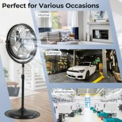 Tangkula 20" High Velocity Pedestal Fan W/3 Speeds 360 Degree Tilt & Adjustable Height 17 Tangkula 20" High Velocity Pedestal Fan W/3 Speeds 360 Degree Tilt & Adjustable Height -Lasko Sale Store GUEST ba710e86 5a89 47aa 9cf3 37ca156e8421