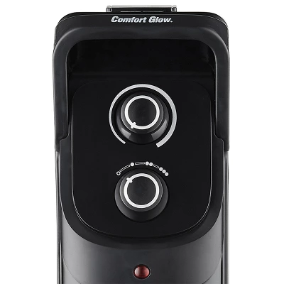 Comfort Glow® EOF280 1,500-Watt-Max 7-Fin Oil-Filled Heater With Thermostat In Black 3 Comfort Glow® EOF280 1,500-Watt-Max 7-Fin Oil-Filled Heater With Thermostat In Black - Image 3