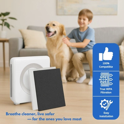 Nispira True HEPA Filter Replacement Set Compatible With Coway Airmega 200M Air Purifier AP-1518, Mighty Air AP-1512HH, 3 Sets 7 Nispira True HEPA Filter Replacement Set Compatible With Coway Airmega 200M Air Purifier AP-1518, Mighty Air AP-1512HH, 3 Sets - Image 7