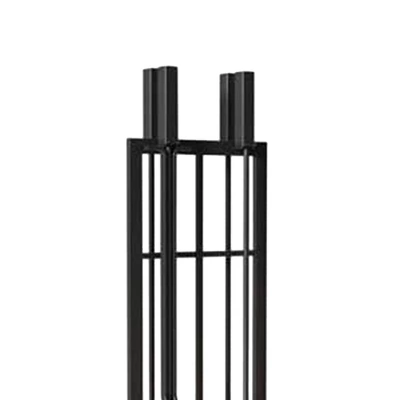 Panacea Firewood Tool Set Open Hearth Center With Fireplace Brush, Tong, Shovel, Poker, And Stand For Indoor And Outdoor Fireplaces, Black 4 Panacea Firewood Tool Set Open Hearth Center With Fireplace Brush, Tong, Shovel, Poker, And Stand For Indoor And Outdoor Fireplaces, Black - Image 4