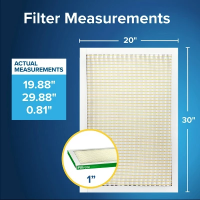 Filtrete 20"x 30"x 1" MPR 700 Dust Pollen And Pet Dander Electrostatic Air Filter: MERV 8, Polypropylene, Furnace Compatible 11 Filtrete 20"x 30"x 1" MPR 700 Dust Pollen And Pet Dander Electrostatic Air Filter: MERV 8, Polypropylene, Furnace Compatible - Image 11