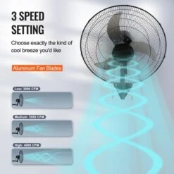 VEVOR Wall Mount Fan, 2 PCS 18 Inch Oscillating, 3-speed High Velocity Max. 4000 CFM Industrial Wall Fan For Indoor, Commercial, Residential 9 VEVOR Wall Mount Fan, 2 PCS 18 Inch Oscillating, 3-speed High Velocity Max. 4000 CFM Industrial Wall Fan For Indoor, Commercial, Residential -Lasko Sale Store GUEST bd7617ca 8f3f 4e92 8045 9894942c34b8