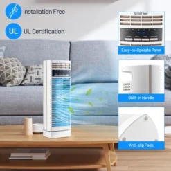 Tangkula 14" Portable Oscillating Tower Fan Desk Fan W/ 3 Speeds, Quiet Operation, 4H Timer Function, White -Lasko Sale Store GUEST c09357a3 1eb3 4d5b 868f 6db274fae8d3