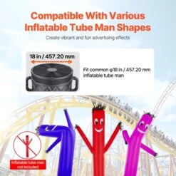 VEVOR Inflatable Tube Man Blower, 1 HP, Blower Fan For Wacky Waving Inflatable Tube Guy, PP Shell, IPX3 Waterproof, Black(No Inflatable) 9 VEVOR Inflatable Tube Man Blower, 1 HP, Blower Fan For Wacky Waving Inflatable Tube Guy, PP Shell, IPX3 Waterproof, Black(No Inflatable) -Lasko Sale Store GUEST c2c9d5f3 f514 4f8b 8d77 55bebd612289