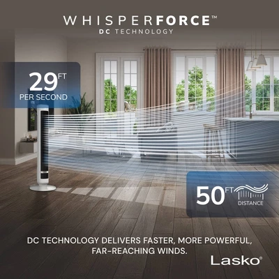 Lasko 40" 12H Timer Remote Control Oscillating Tower Fan 2 Lasko 40" 12H Timer Remote Control Oscillating Tower Fan - Image 2