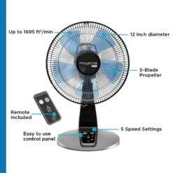 Rowenta 12'' Turbo Silence Extreme Electronic Table Fan