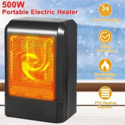 IMountek "500W Portable Electric Heater - PTC Ceramic Heating Fan For Fast Warmth In Home & Office Spaces"Black 5 IMountek "500W Portable Electric Heater - PTC Ceramic Heating Fan For Fast Warmth In Home & Office Spaces"Black -Lasko Sale Store GUEST cd8402d3 2d75 40f9 8d38 e3dbba558e99