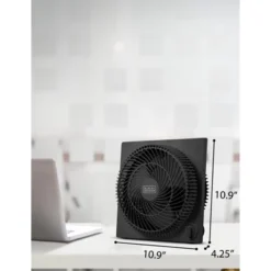 Black & Decker BLACK+DECKER 9-Inch Frameless Box Fan, Freestanding Desk Fan With 3-Speed Settings, Portable Fan For Home Office Or Garage, Black 11 Black & Decker BLACK+DECKER 9-Inch Frameless Box Fan, Freestanding Desk Fan With 3-Speed Settings, Portable Fan For Home Office Or Garage, Black -Lasko Sale Store GUEST cf524899 1039 4a75 a6b4 feaaa405a2ec