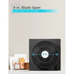 Black & Decker BLACK+DECKER 9-Inch Frameless Box Fan, Freestanding Desk Fan With 3-Speed Settings, Portable Fan For Home Office Or Garage, Black 8 Black & Decker BLACK+DECKER 9-Inch Frameless Box Fan, Freestanding Desk Fan With 3-Speed Settings, Portable Fan For Home Office Or Garage, Black -Lasko Sale Store GUEST cfe22114 47c3 4829 b037 98ee4f441b55