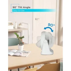 Black & Decker BLACK+DECKER 7-Inch Small Self-Standing Adjustable Portable Fan With 3-Speed Settings, Portable Turbo Fan For Table & Desk With 90 Tilt Angle, White -Lasko Sale Store GUEST e91b7382 9caf 450b 8dbd 858707a22ada