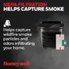 Honeywell Power Plus HEPA Air Purifier For Medium And Large Rooms Black: 4 Settings, 100-300 Sq. Ft., AHAM & Energy Star Certified