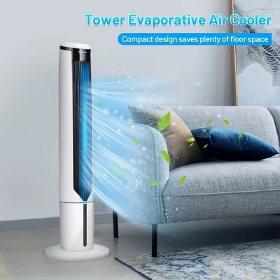 Tangkula 41" Tower Fan 3 In 1 Evaporative Air Cooler Humidifier W/ Remote Control 1 Tangkula 41" Tower Fan 3 In 1 Evaporative Air Cooler Humidifier W/ Remote Control