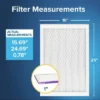Filtrete 16x25x1 2pk Allergen Bacteria And Virus Air Filter 1500 MPR: Furnace Filter, MERV 12, Electrostatic, 3-Month Use